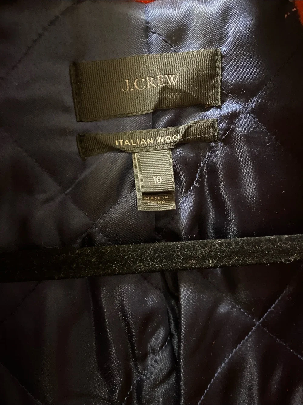 J. Crew Bright Red Zip-Front Cocoon Wool Coat - Picture 3 of 11